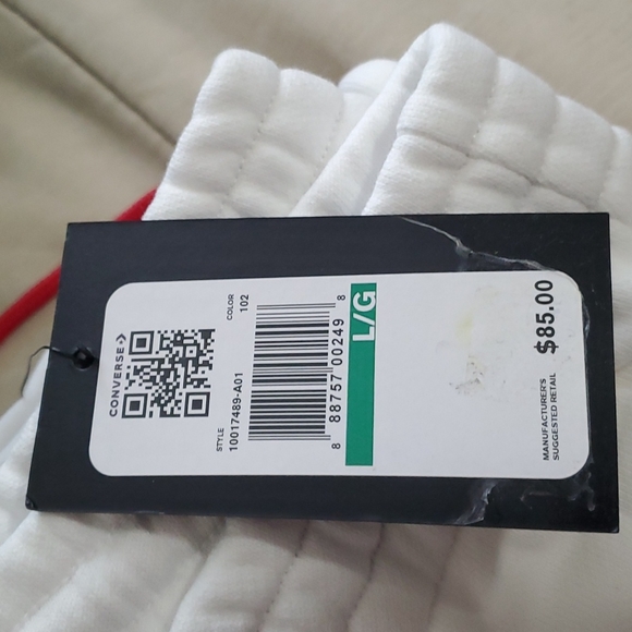 Converse Men's White Golf Le Fleur* Edition Terry Lounge Pants - Picture 12 of 14